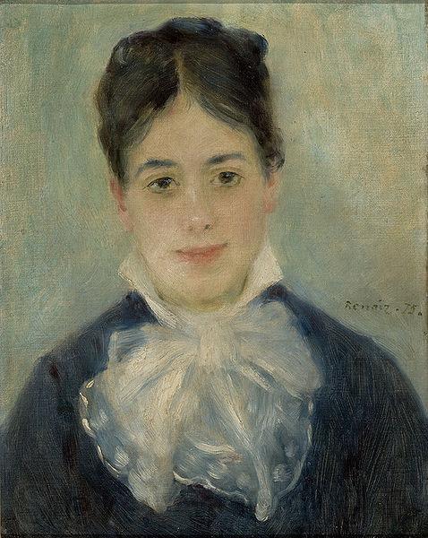 Pierre-Auguste Renoir Lady Smiling France oil painting art